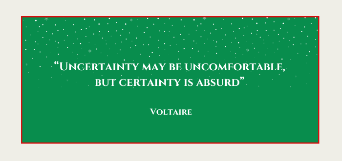 Uncertainty in 25′ - Blog Image